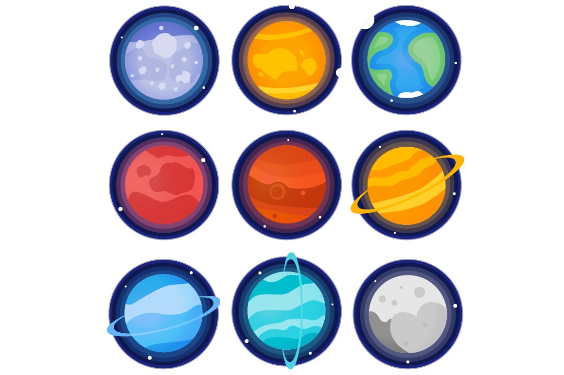 The planets of the solar system cover image.