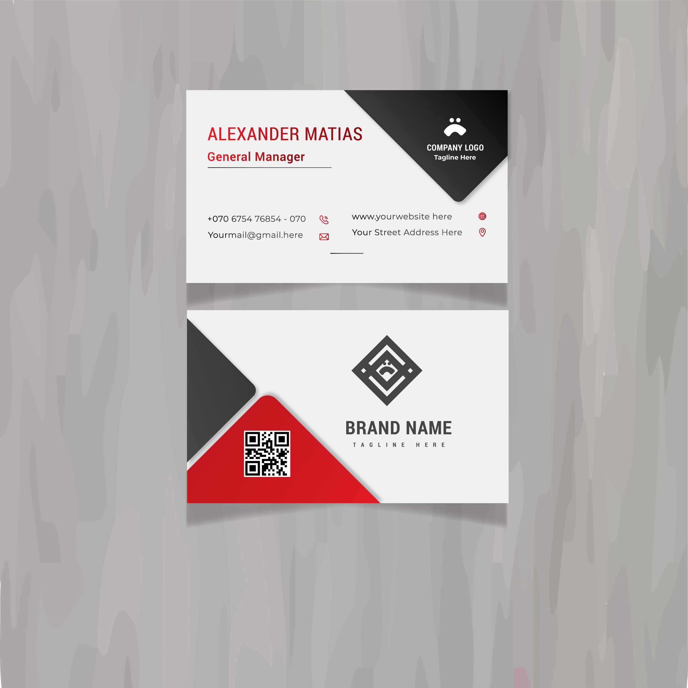 simple business card layout.corporate business card template layout. vector illustration.stationery design 09 977