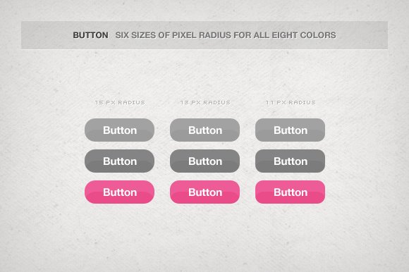 simple rounded buttons 3 951