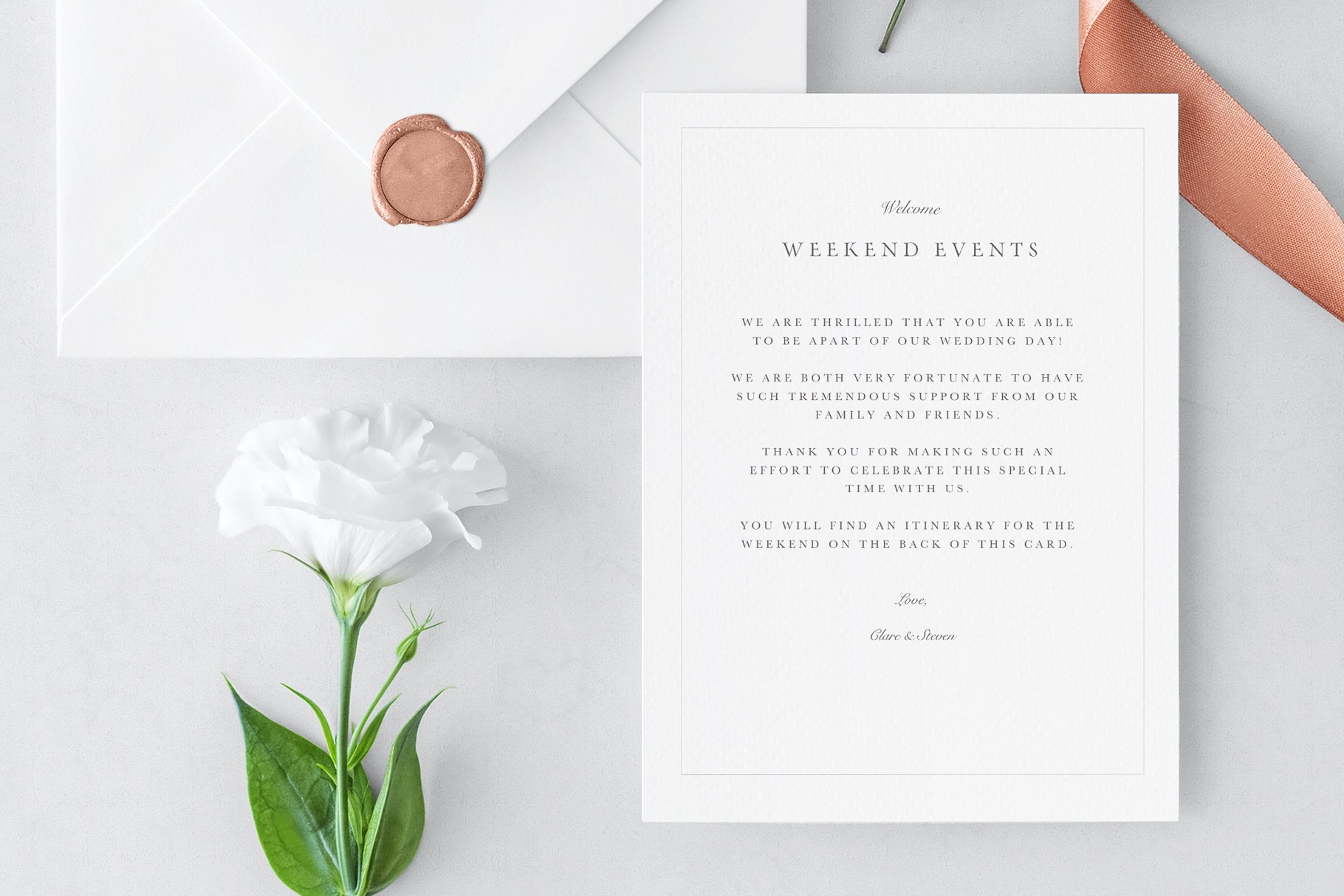 simple wedding invitation suite templates 55