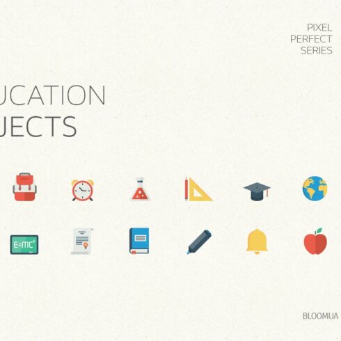 Education Flat Icons cover image.