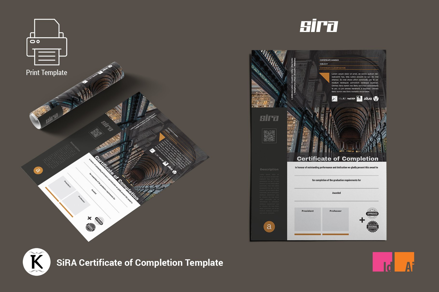 SiRA Certificate of Completion cover image.