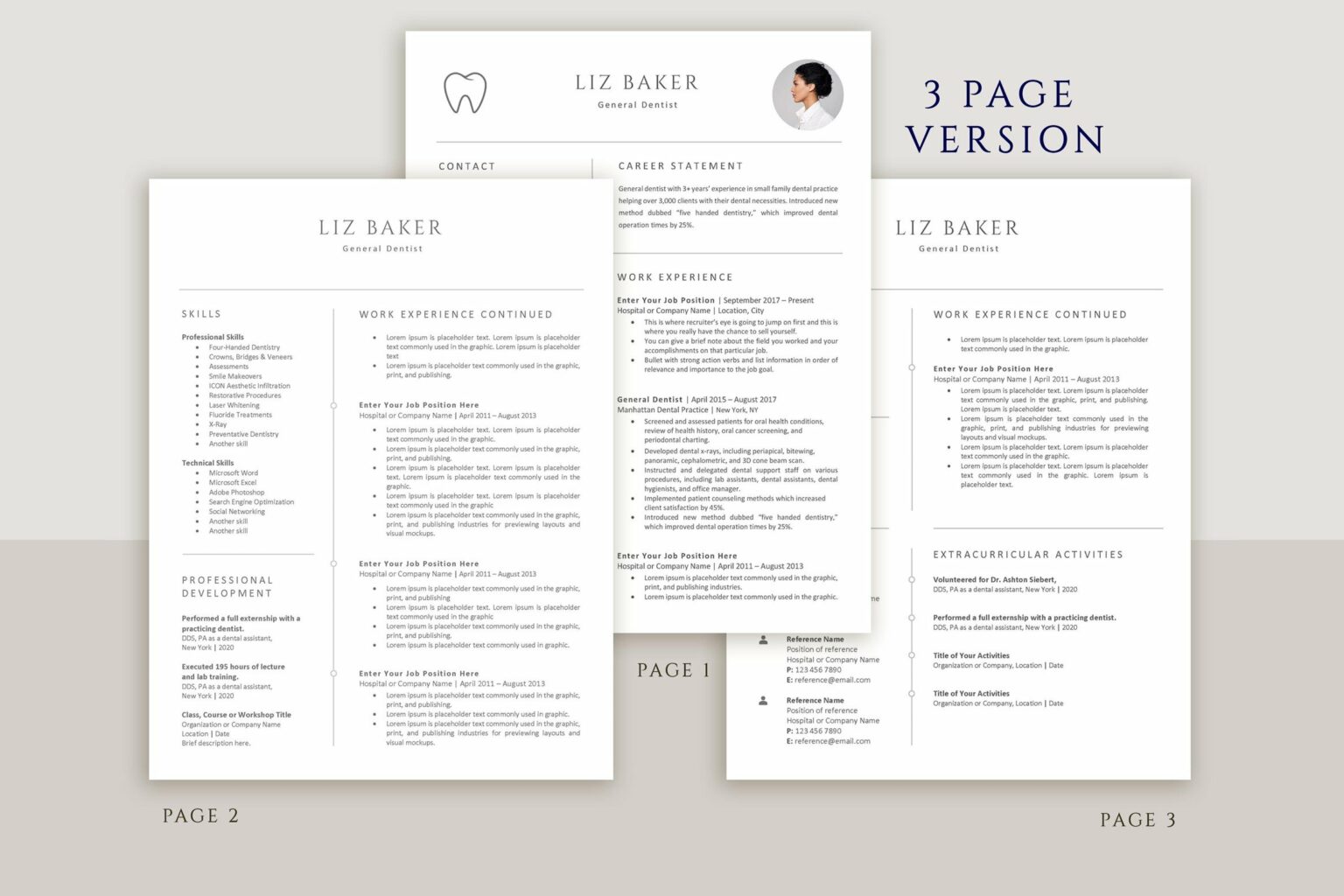 Dental Resume Dentist Resume Word MasterBundles   Slide5  193 1536x1024 