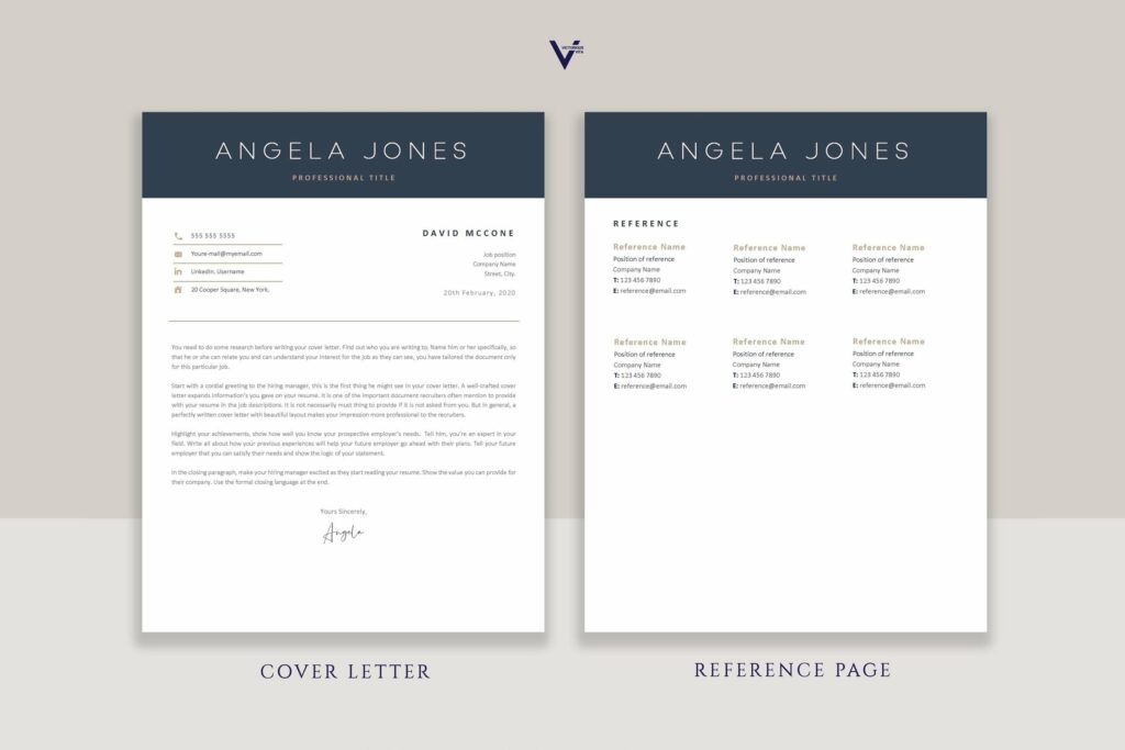 Executive resume template – MasterBundles