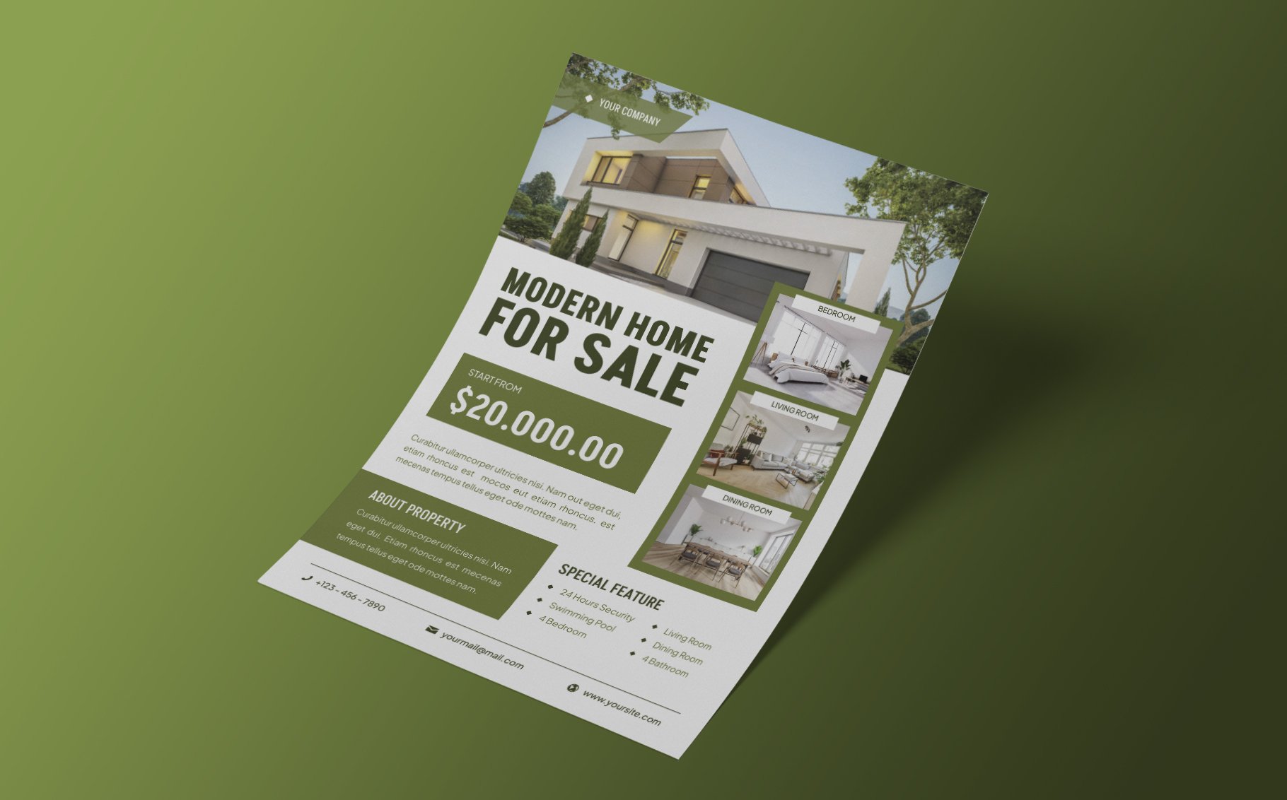 Real Estate Flyer preview image.