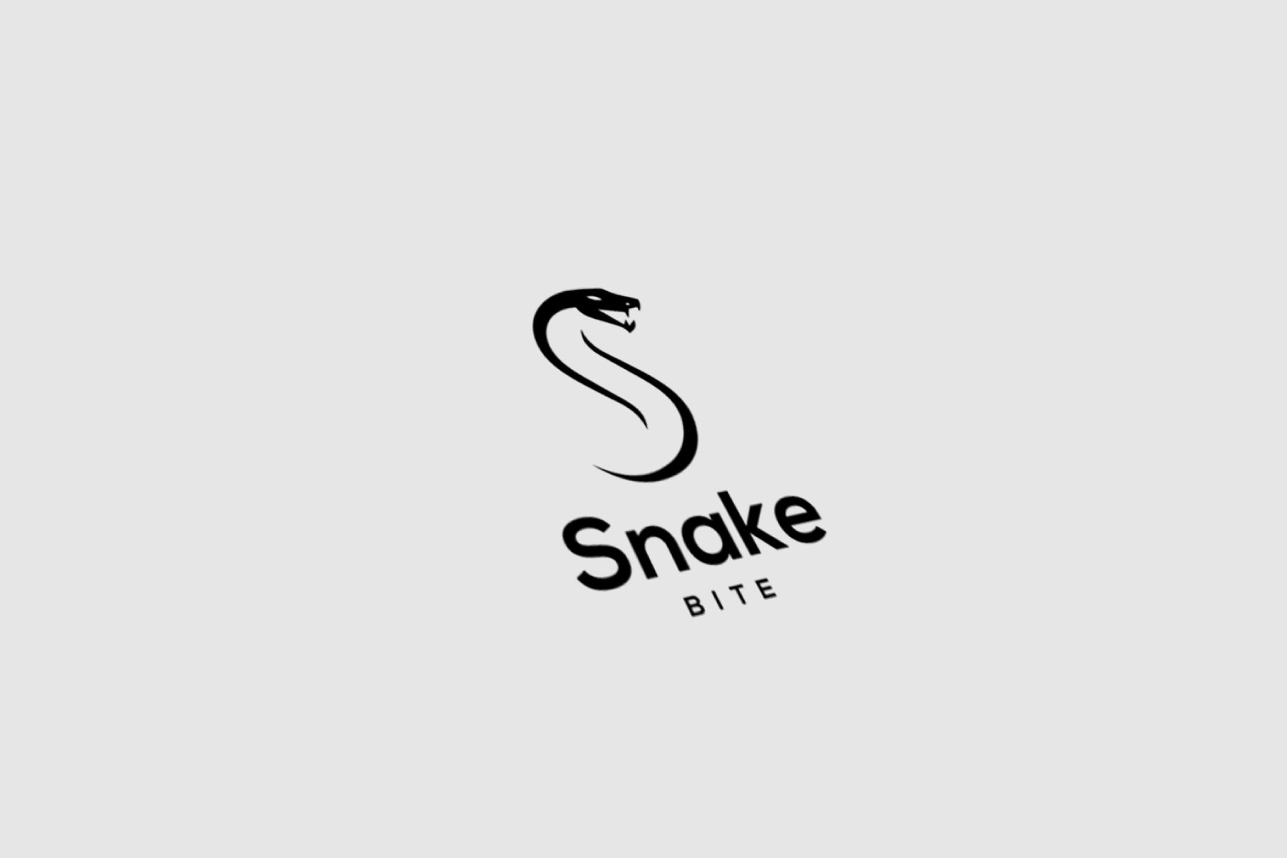 Abstract icon SNAKE in S shape preview image.