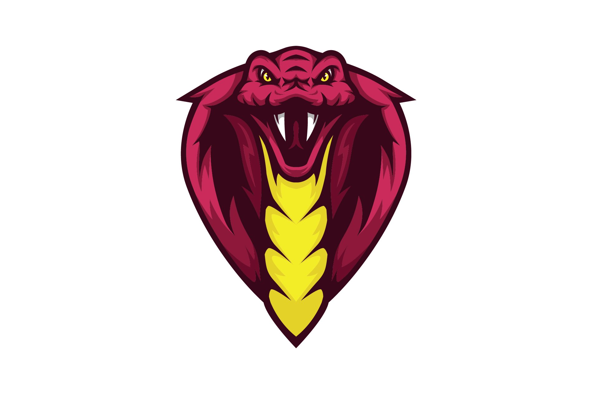 Snake Head Mascot & Esport Logo preview image.