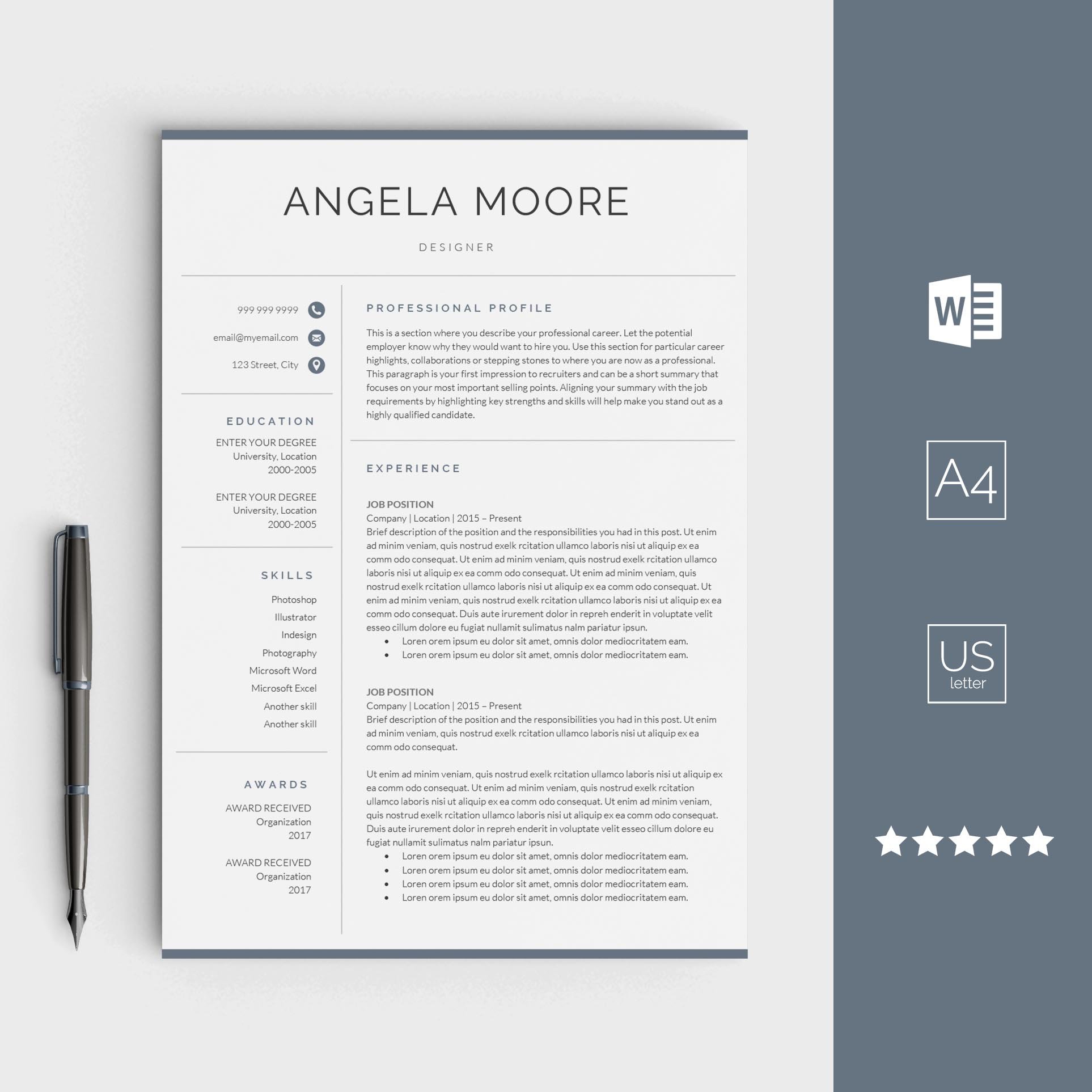 Creative Resume cover image.
