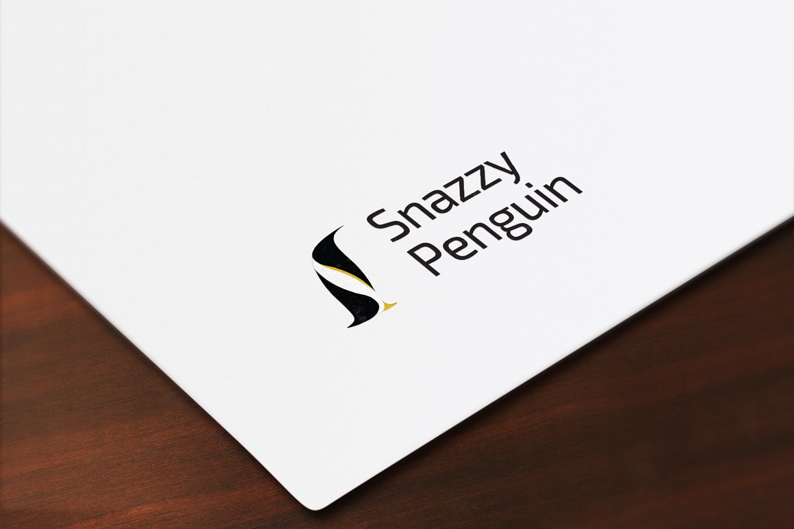 Snazzy Penguin | Vector Logo preview image.