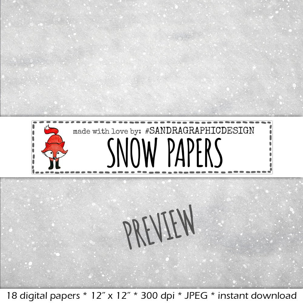 Snow background textures preview image.