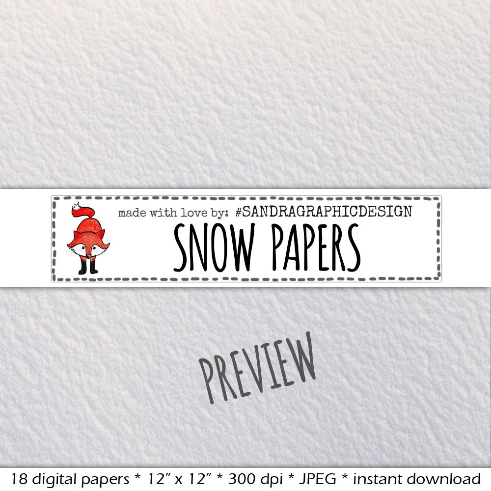 snow digital paper 3 529