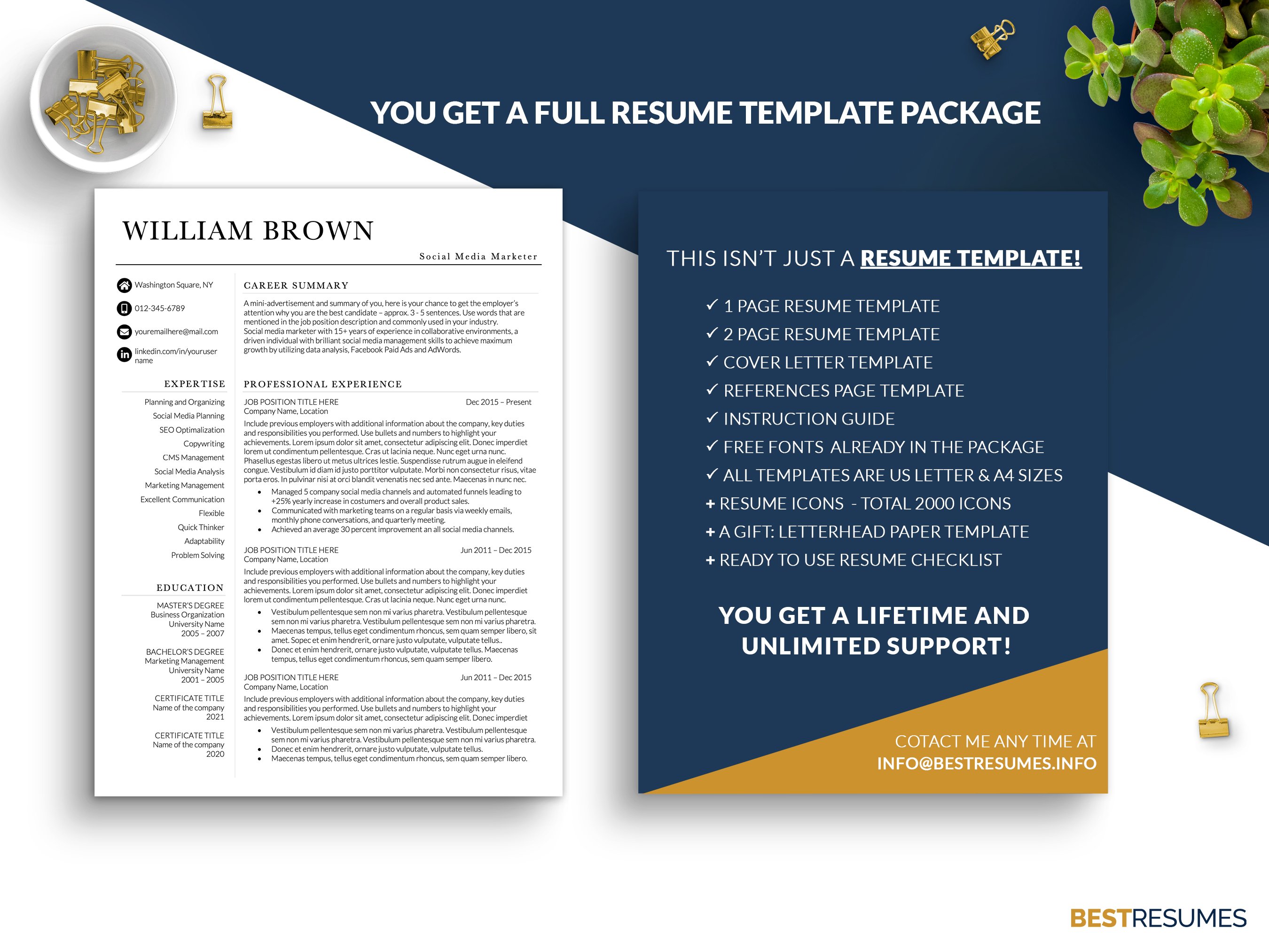 social media marketing resume template resume help william brown 509
