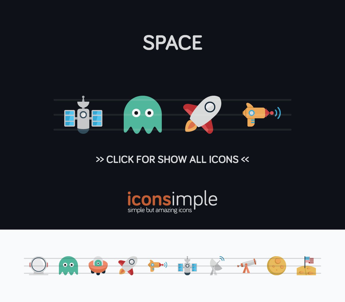 iconsimple: space cover image.