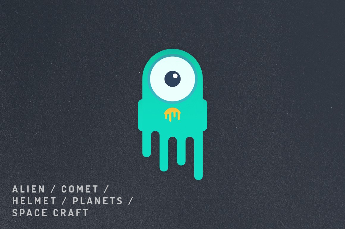 space icons creative market preview alien 660