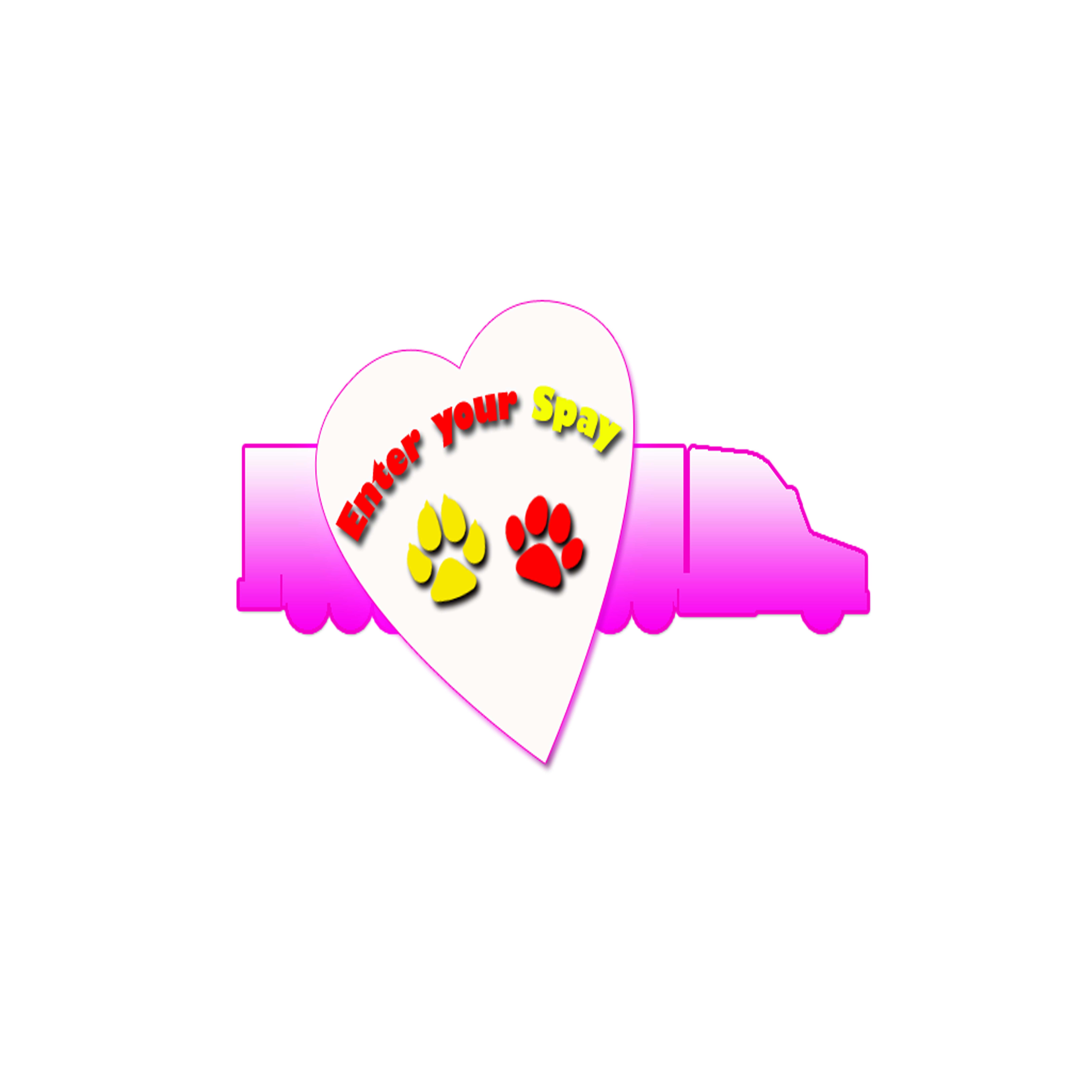 Logo for a spay business with highlighted text cover image.