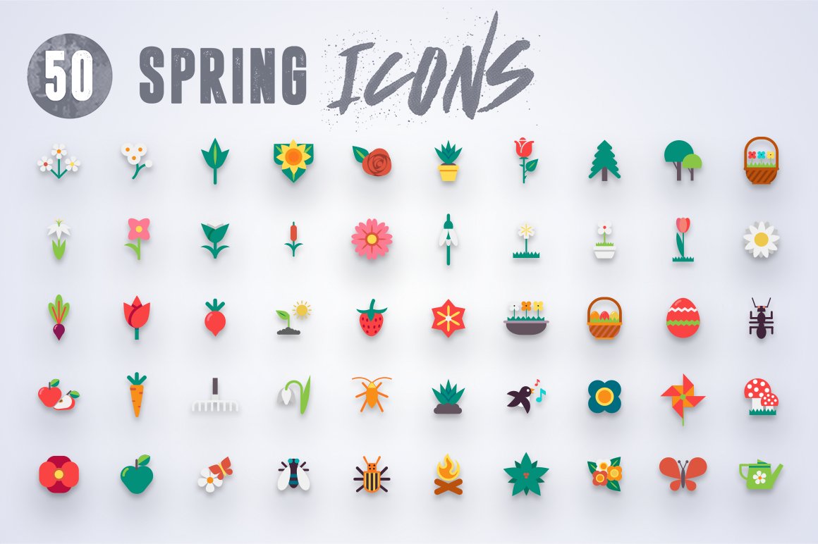 spring icons pack 3 7 527