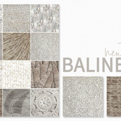 Neutral Balinese Textures cover image.