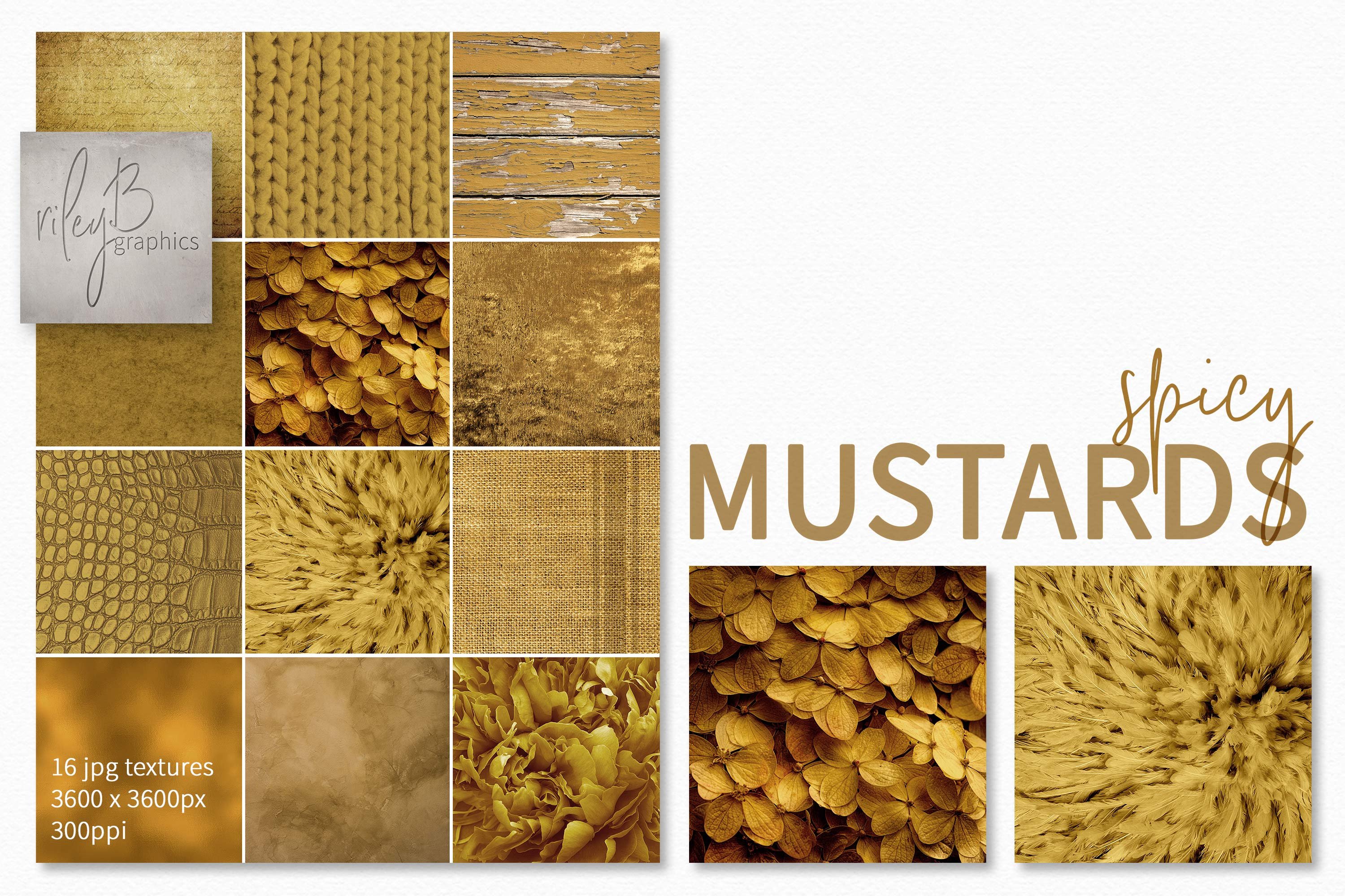 Spicy Mustard Textures cover image.