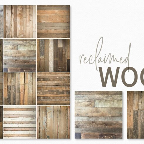 Reclaimed Wood Textures cover image.