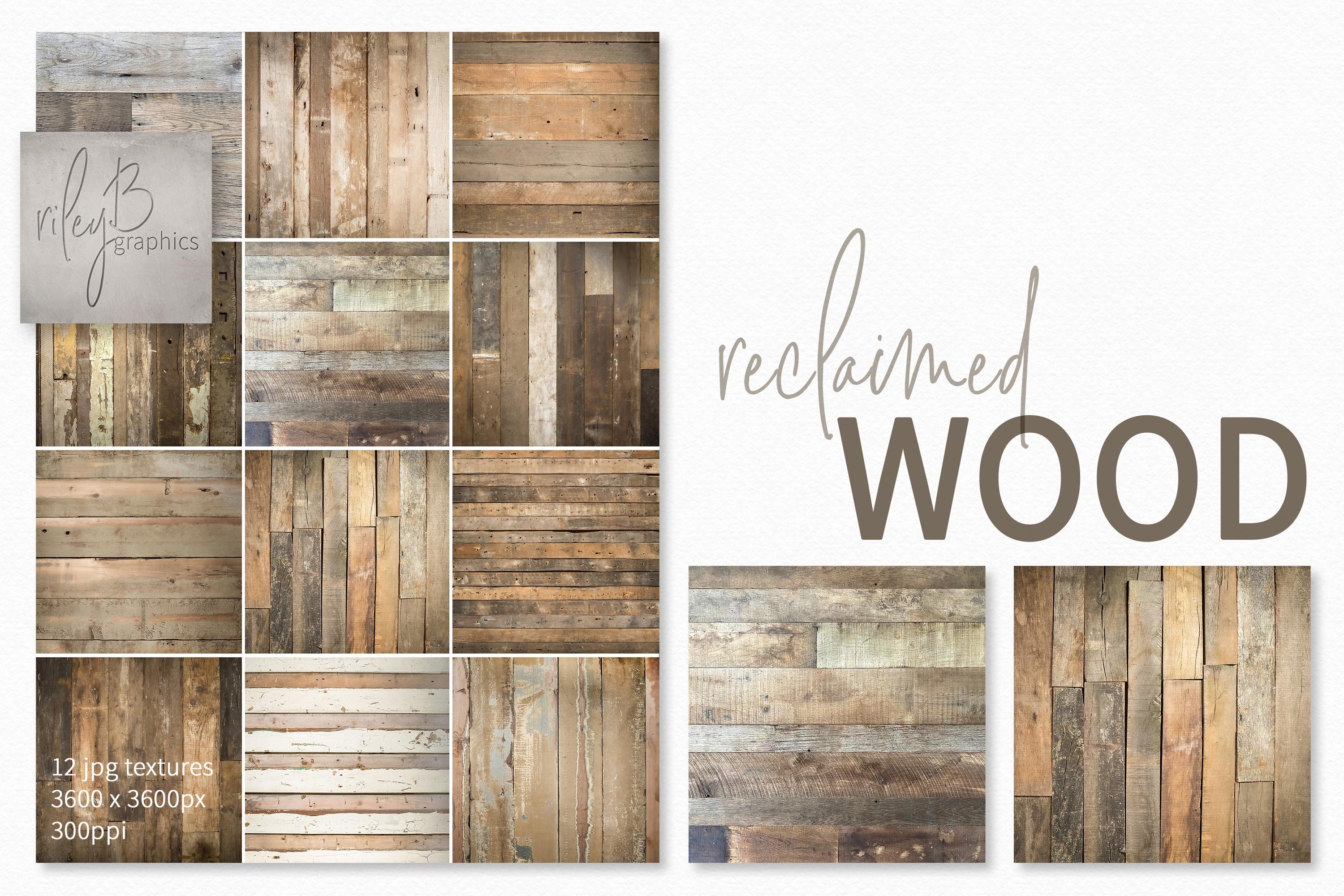 Reclaimed Wood Textures cover image.