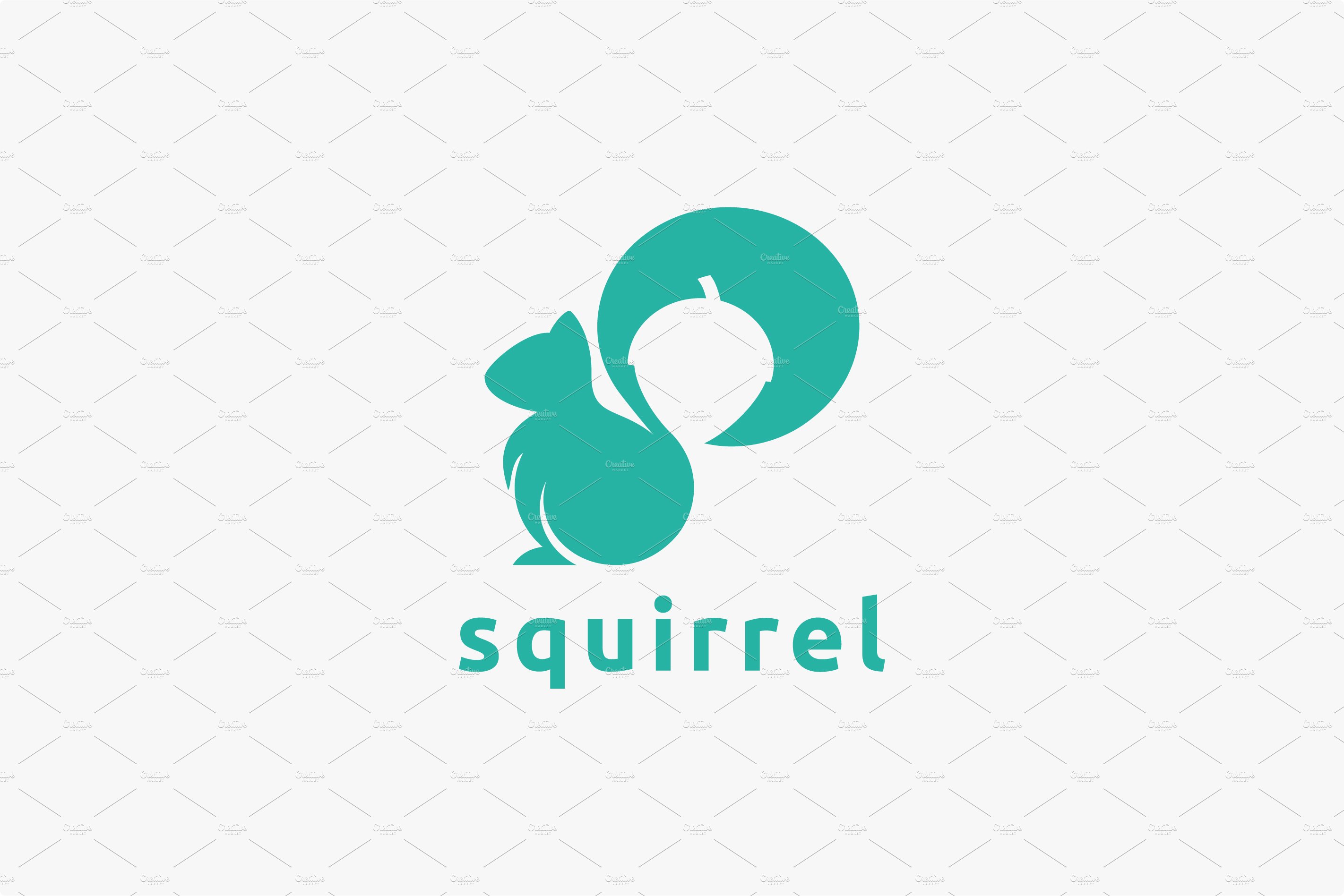 Squirrel and nuts logo icon cover image.