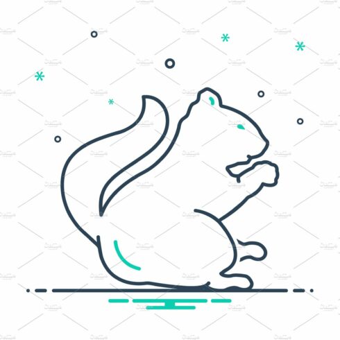 Squirrel chipmunk icon cover image.