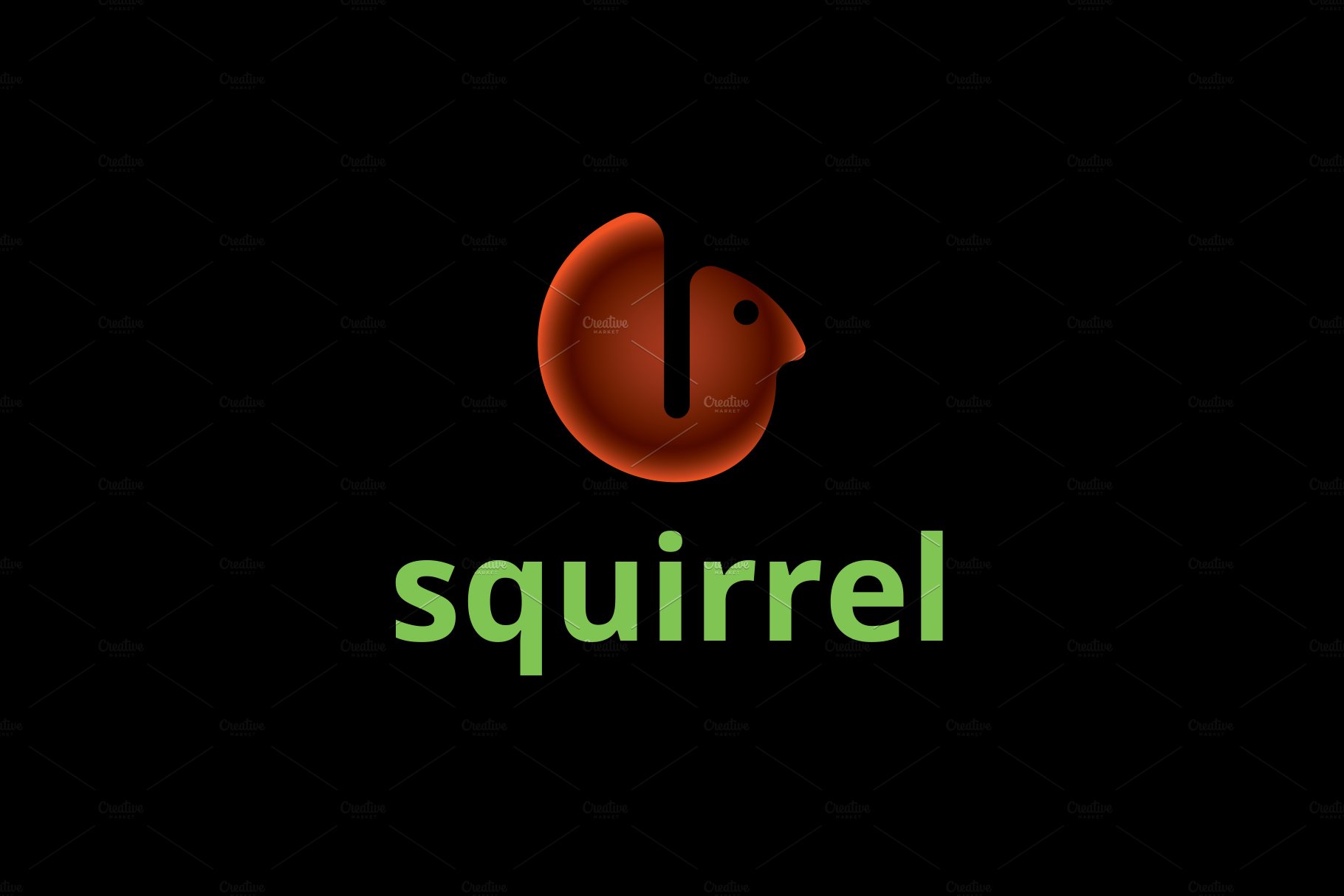 Squirrel Logo Design preview image.
