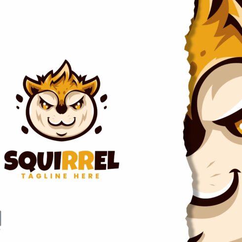 Squirrel Logo Template cover image.