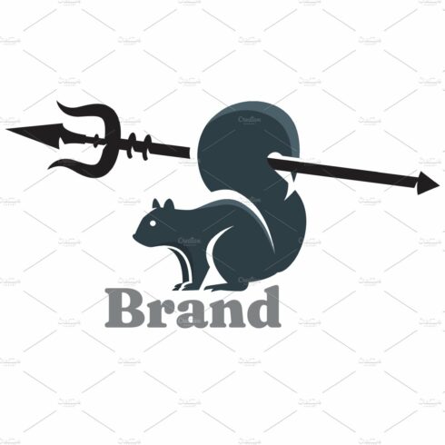 Squirrel with trident design logo cover image.
