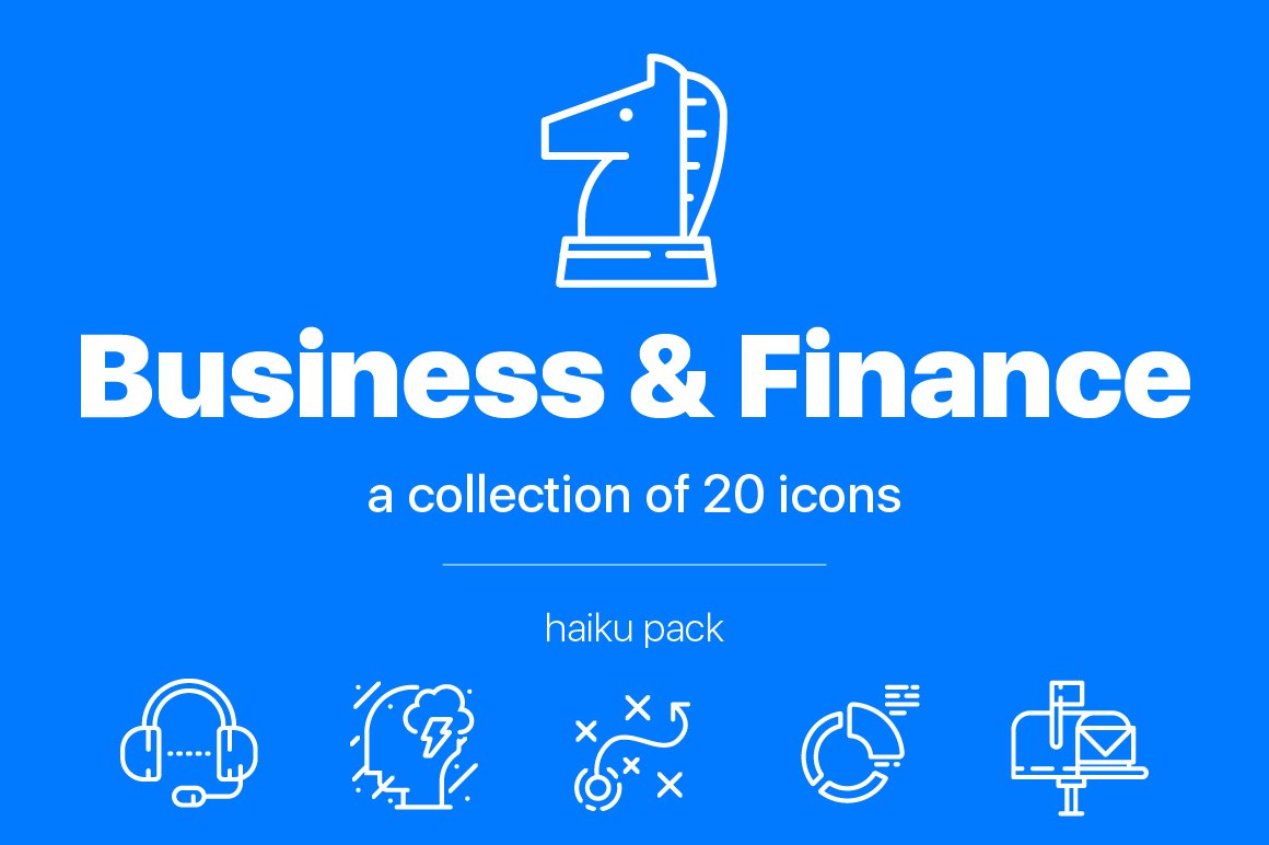 Business & Finance Icons cover image.