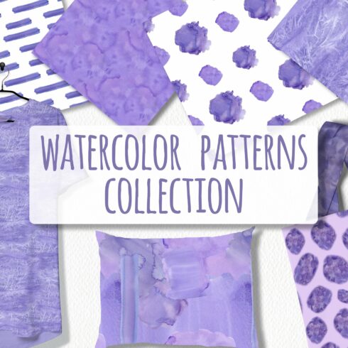 Very Peri Watercolor Patterns cover image.