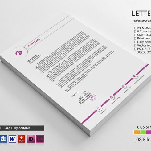 Letterhead cover image.