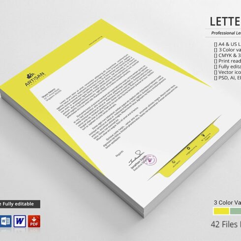 Letterhead cover image.