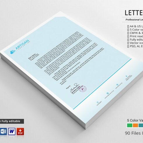 Letterhead cover image.