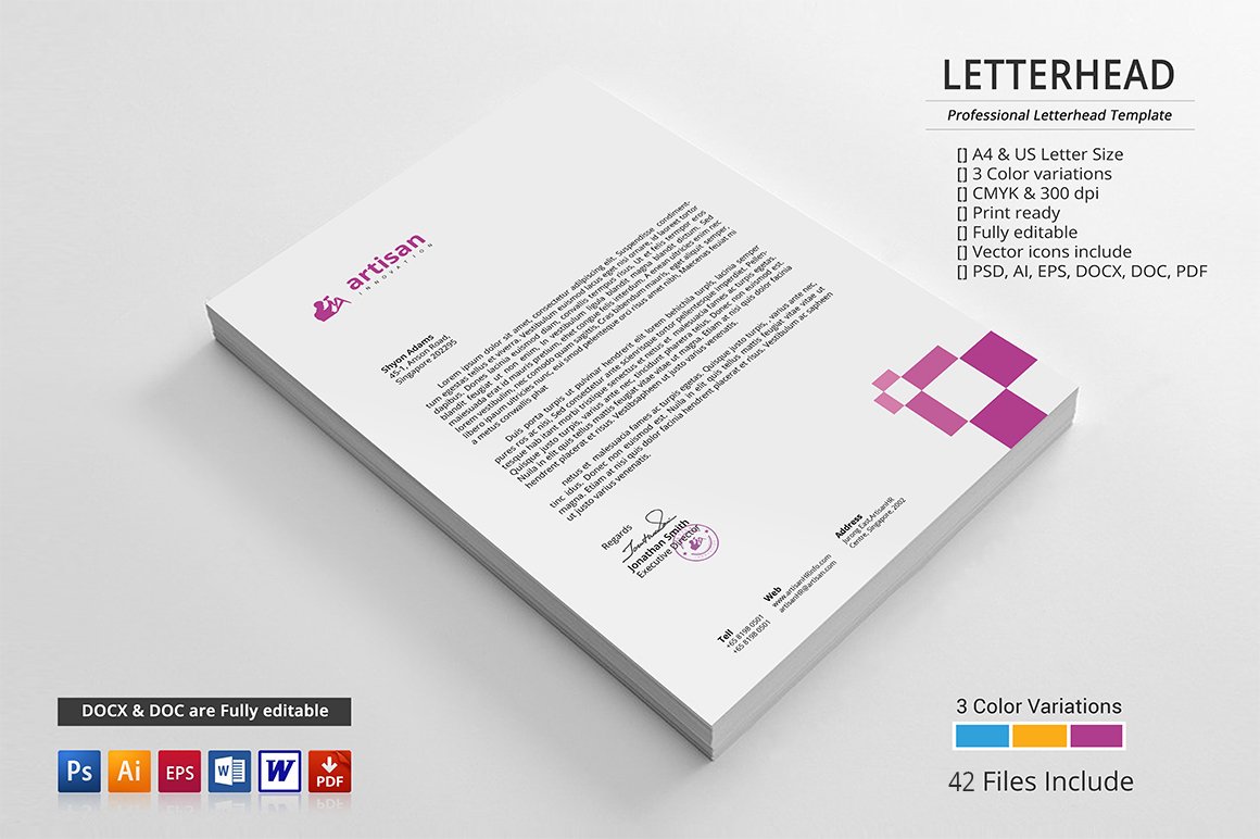 Letterhead cover image.