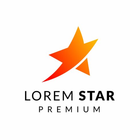 star logo design concept cover image.