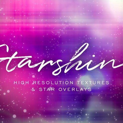 Starshine Galaxy Textures & Overlays cover image.