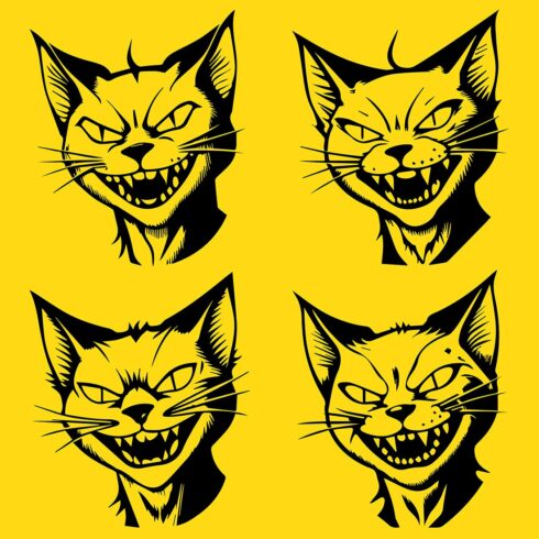 sting cat outline big grin cover image.