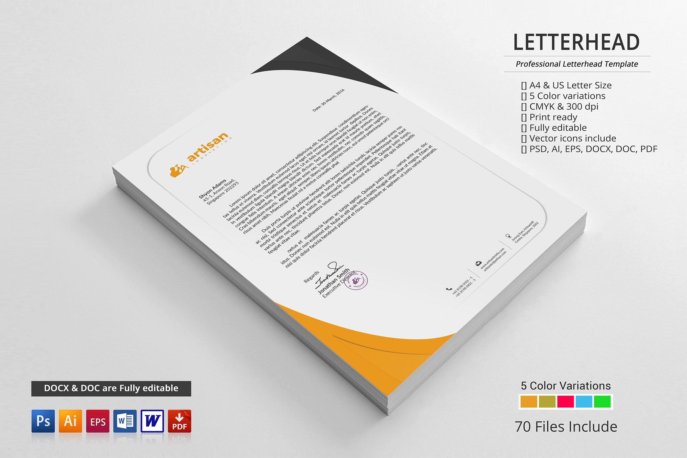 Letterhead cover image.