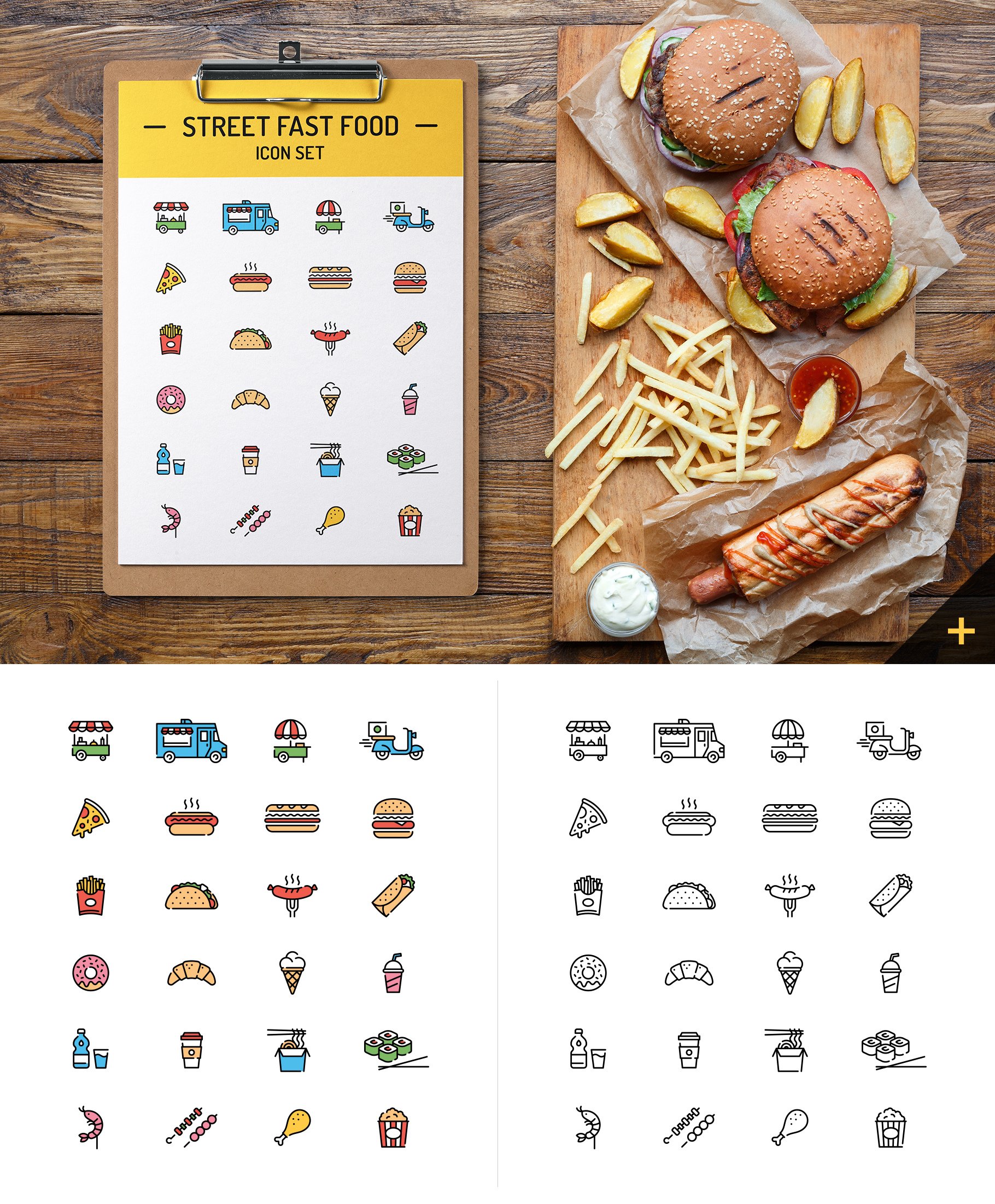 Street Fast Food Pack preview image.