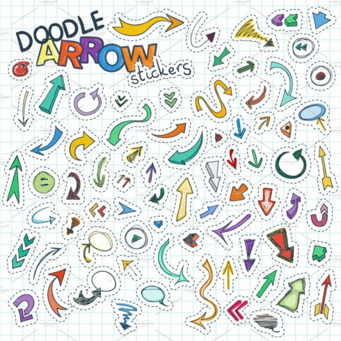 Doodle Arrow Stickers cover image.
