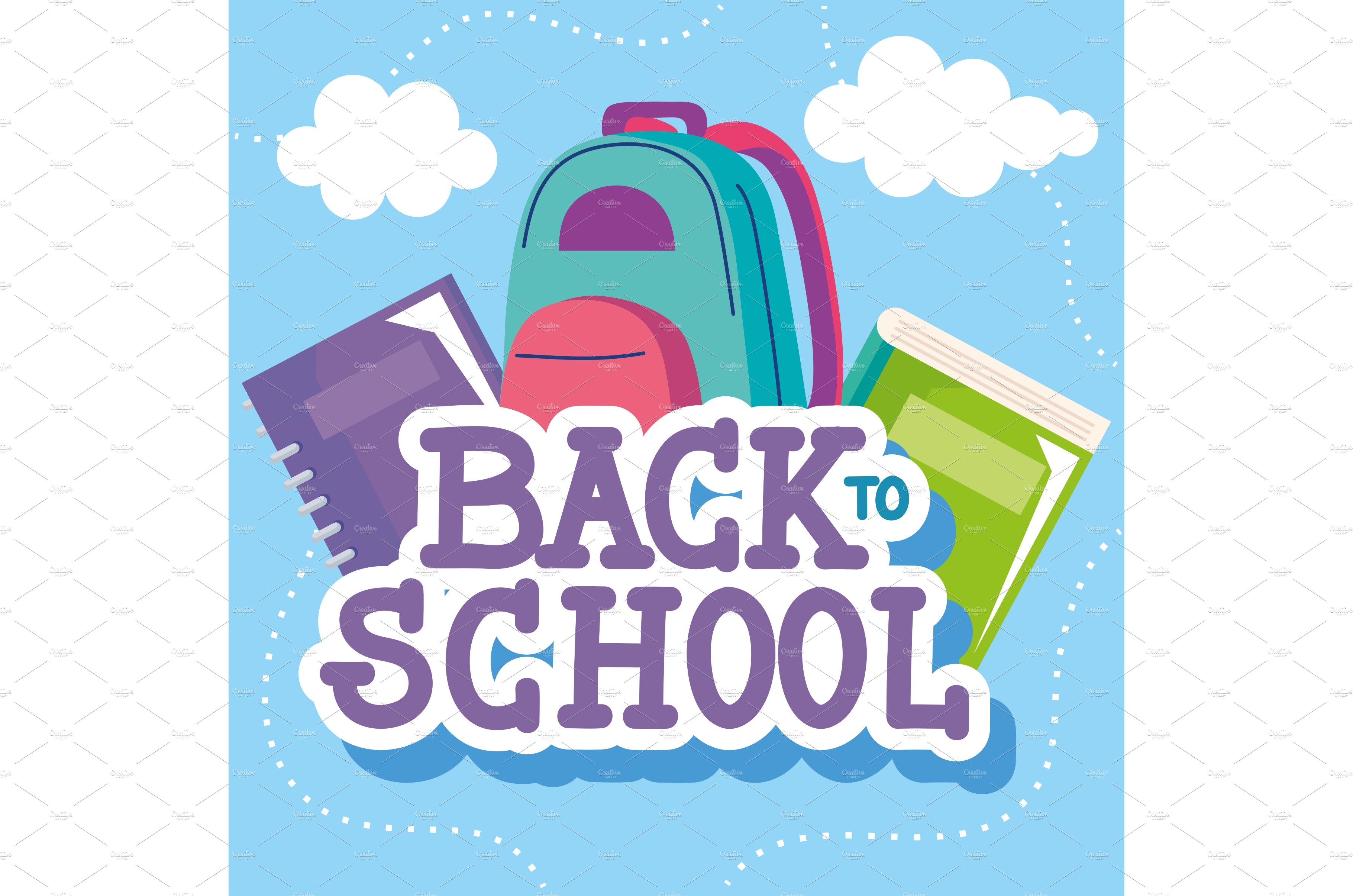 back to school card cover image.