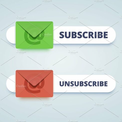 Subscribe and unsubscribe buttons cover image.