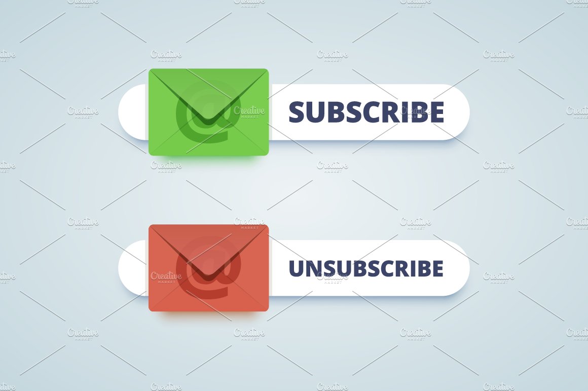 Subscribe and unsubscribe buttons cover image.