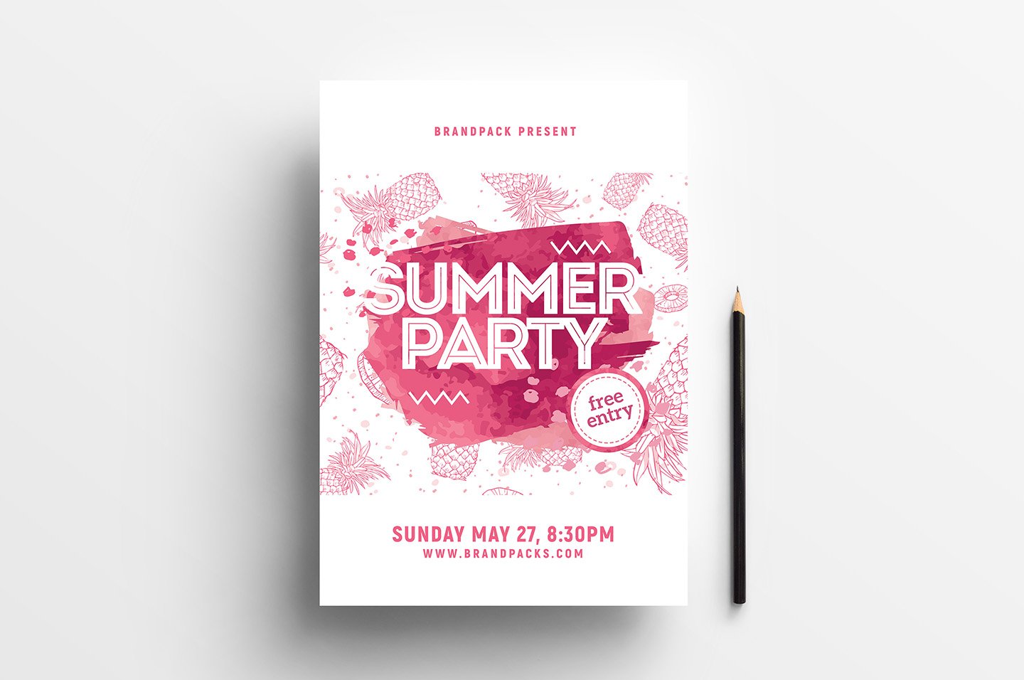 summer party flyer template 1 175