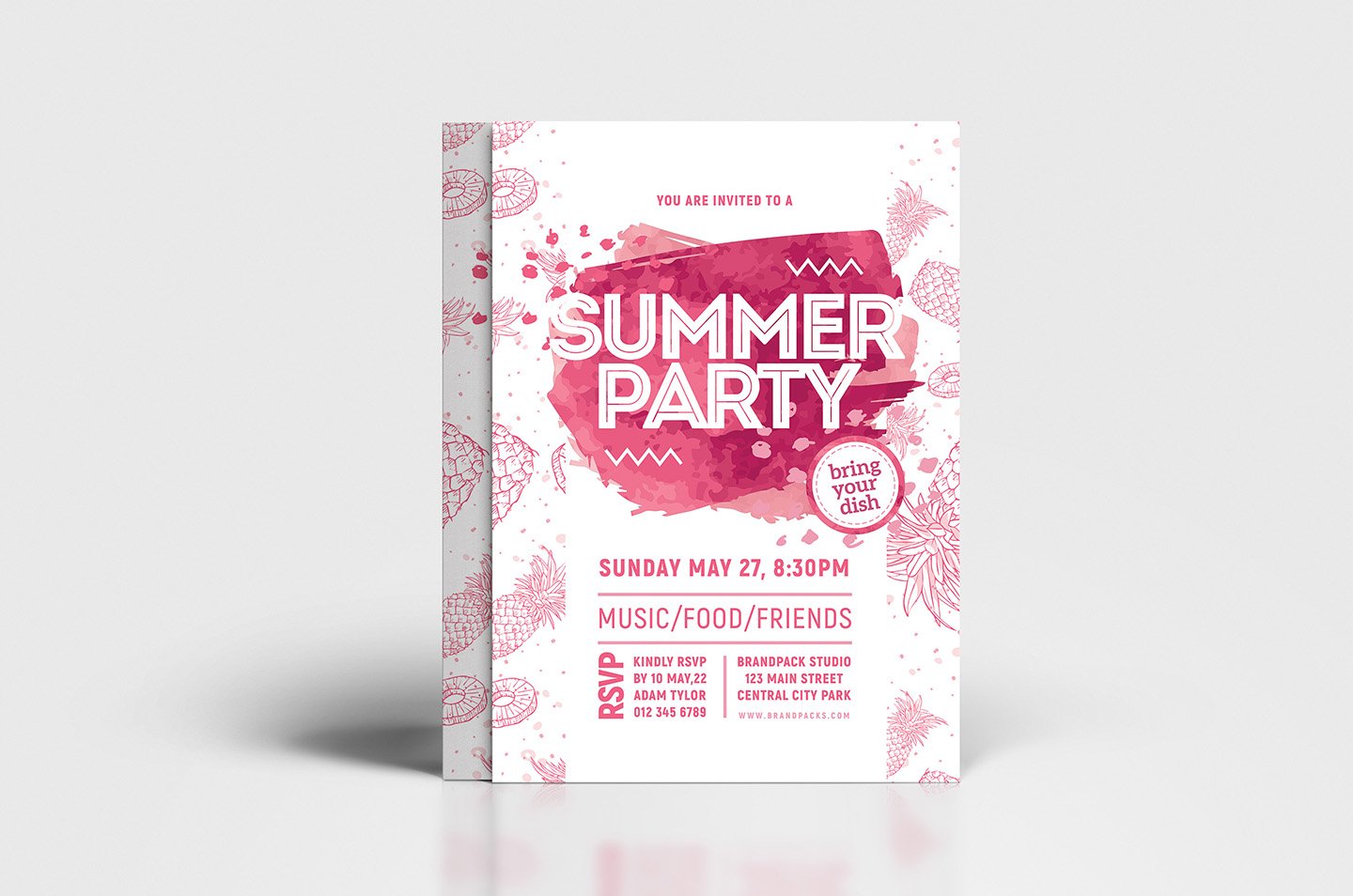 summer party flyer template 2 895