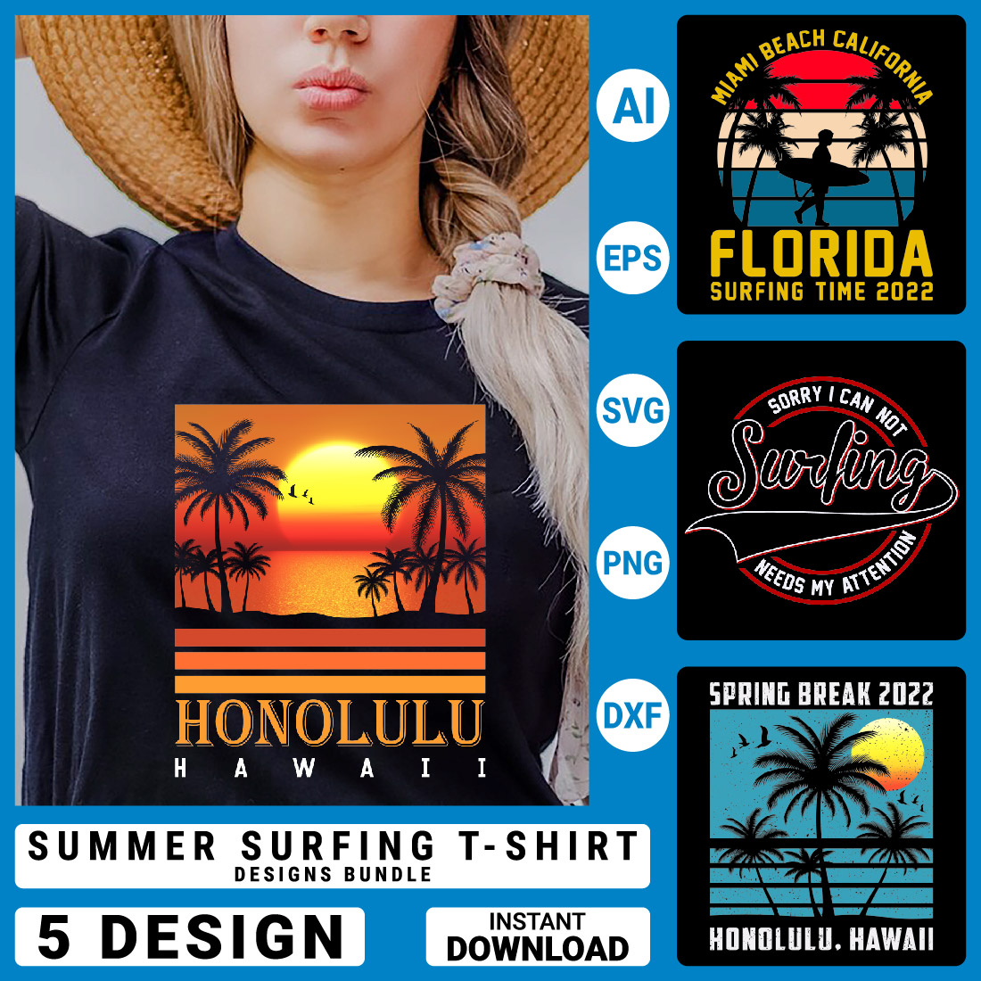  Miami Beach Florida Summer Time T-Shirt : Clothing