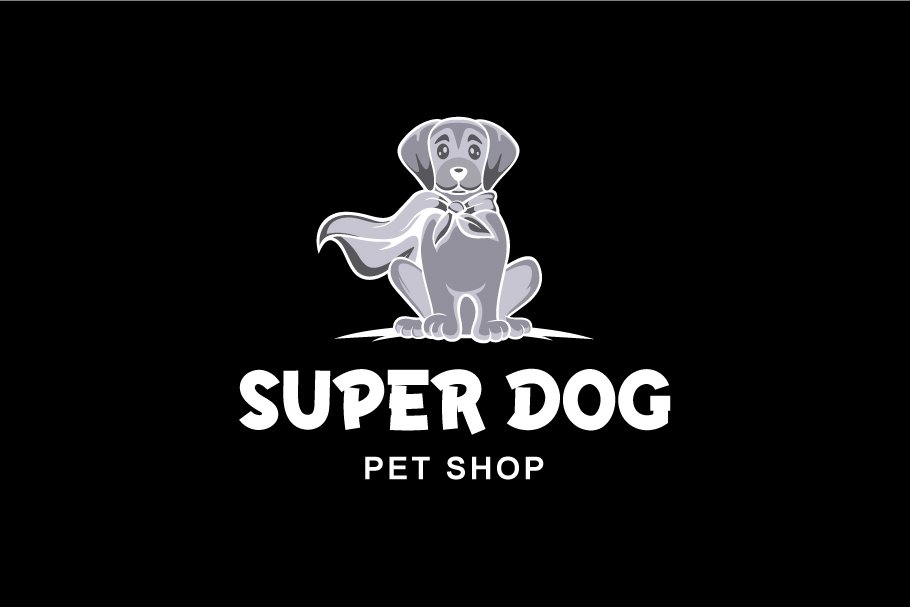 super dog logo preview 03 995
