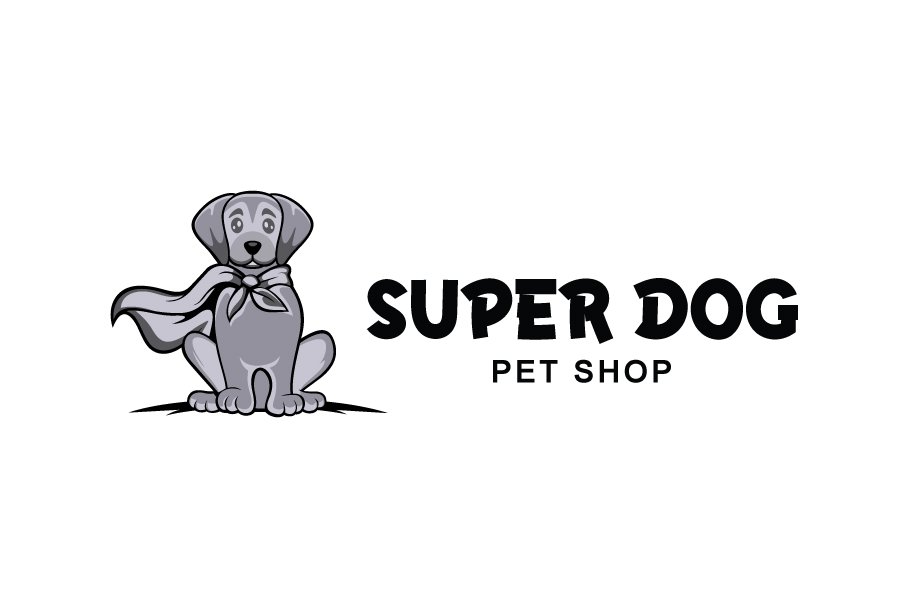 super dog logo preview 04 478