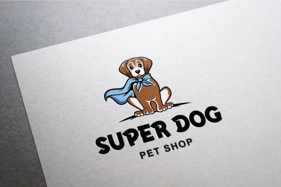 super dog logo preview 05 540